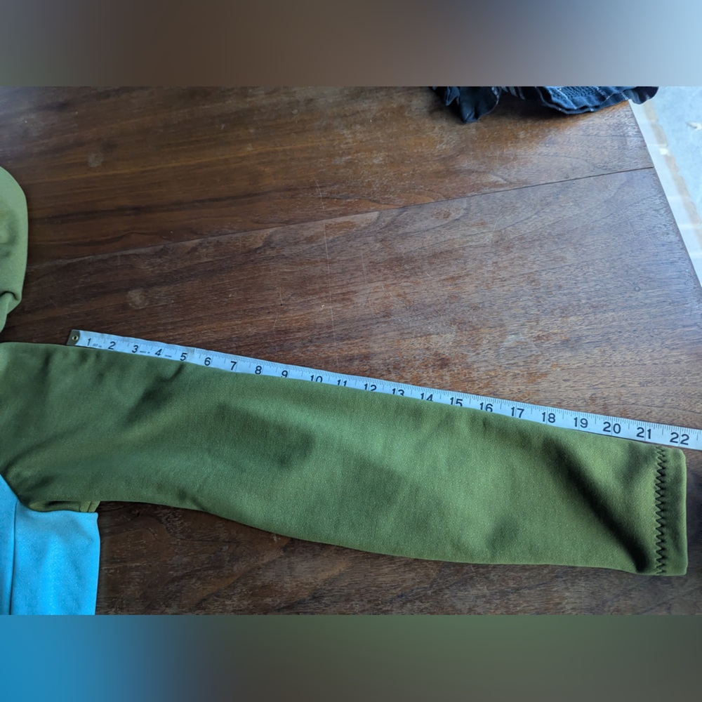 RARE Melanzana Women’s XS Hard Face Jacket Green Full Zip Hoodie - Picture 4 of 10